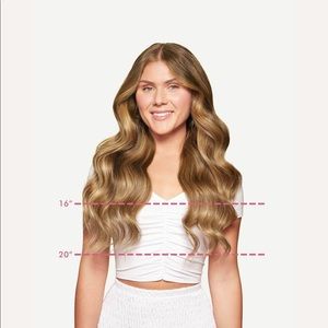 Luxy Bronde Balayage 16” Halo Hair Extensions